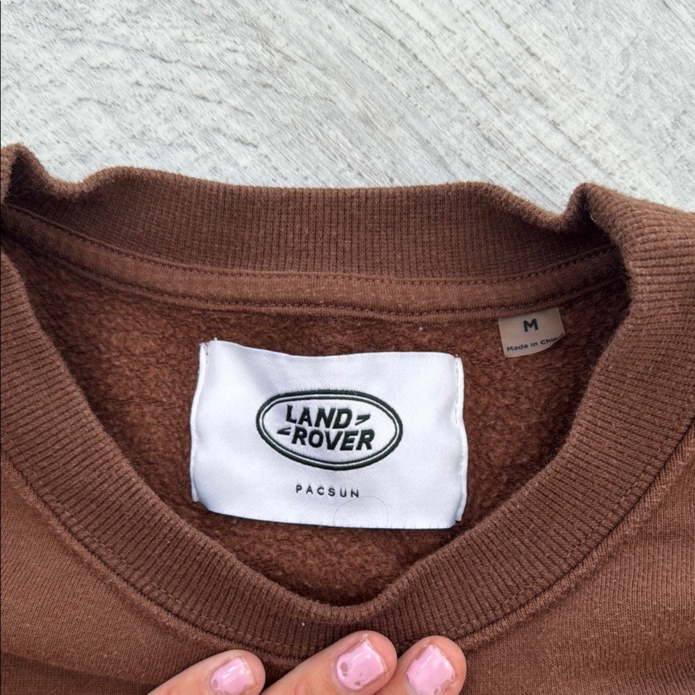 Land Rover Brown Woman’s Crewneck Sweatshirt - Picture 2 of 5
